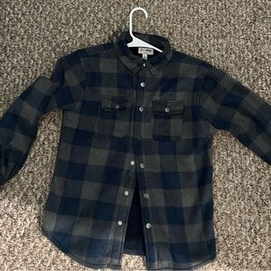 Kids Boys Warm Button Up Jacket